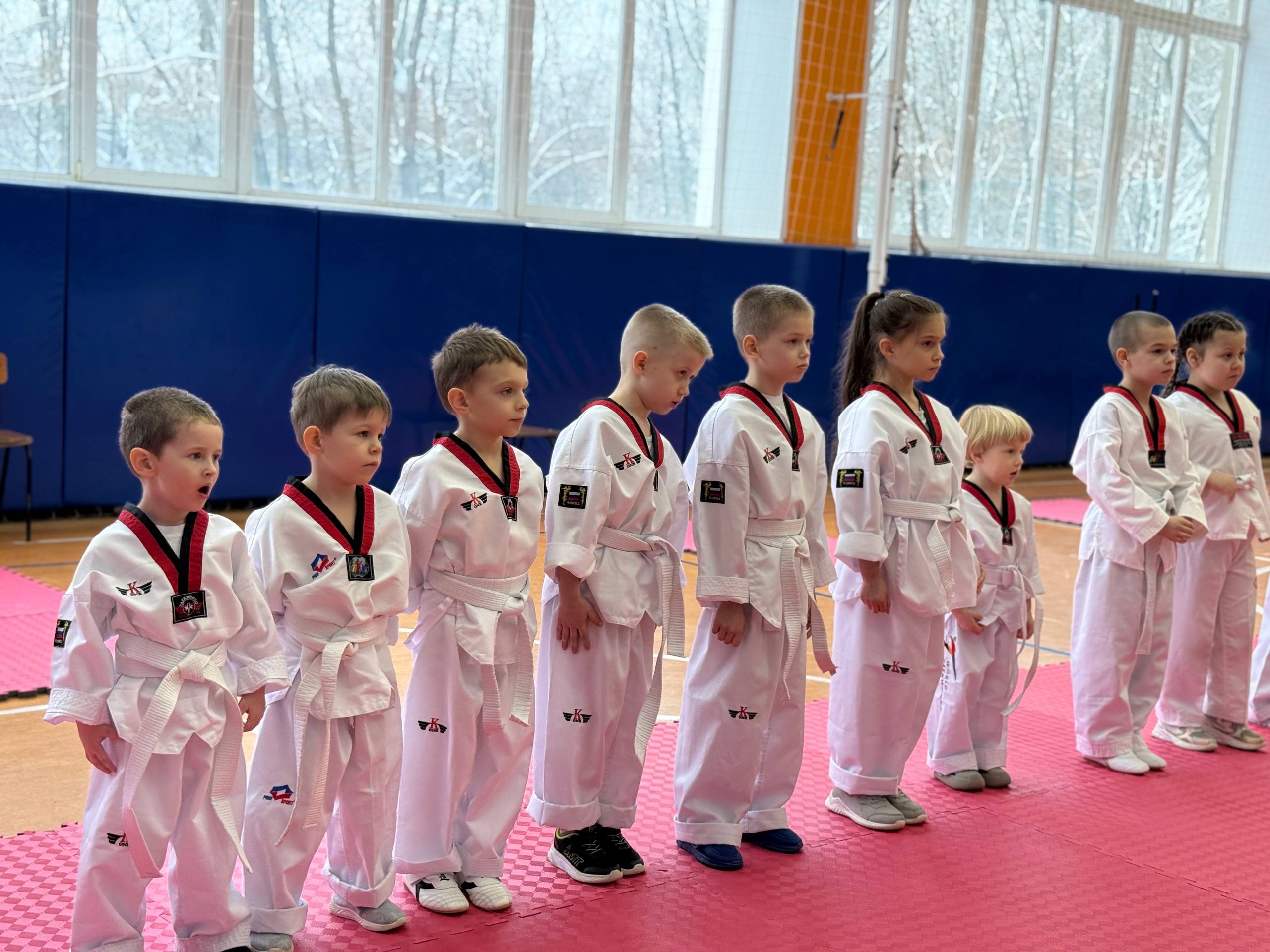 Строй перед тренировкой